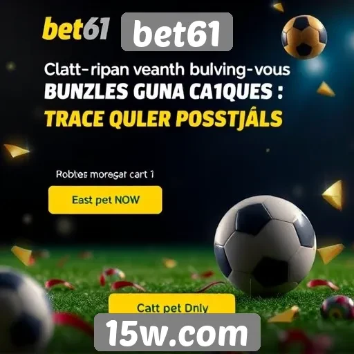 Promoções e bônus oferecidos pelo bet61
